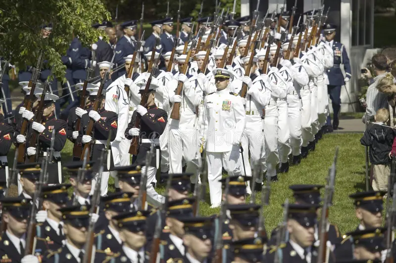 Navy Ceremonial Guard at White House