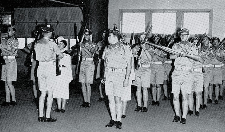 Eastern WA College AROTC Drill Team 1960