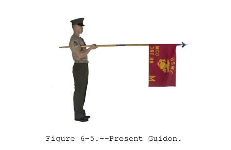 Marine Corps Present Guidon