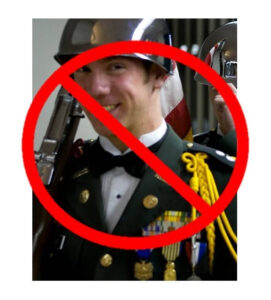 No mess dress on a color guard