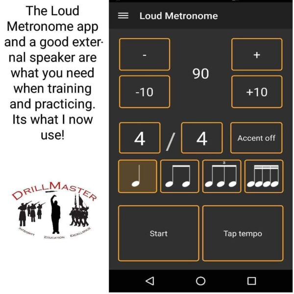 Loud Metronome App Screenshot