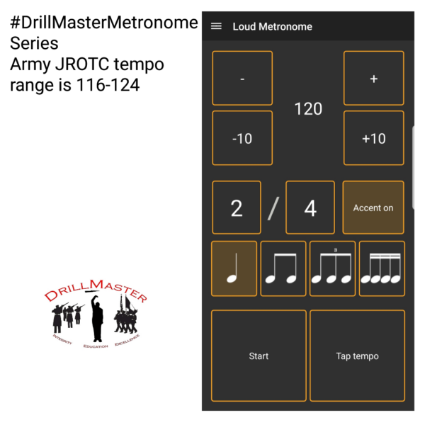 Metronome set up for Army