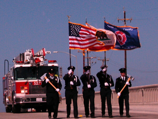 North County Fire Protection District Color Guard Mirror Axes