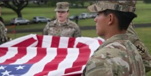 DoDPAA Sewn Mutilated Flag