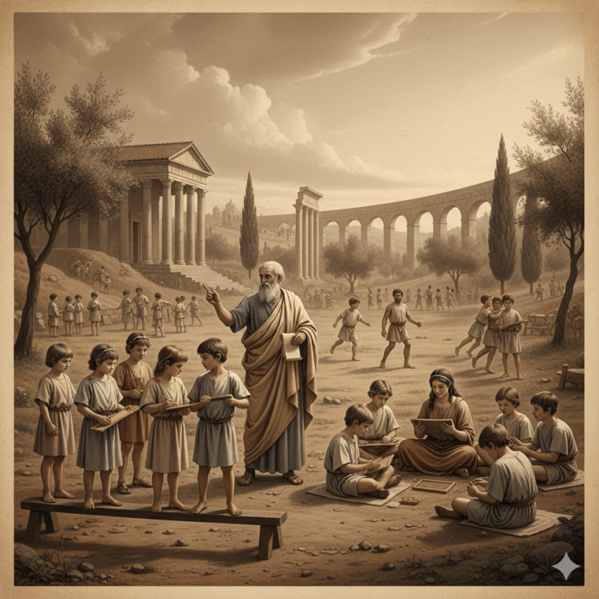 Gemini_Generated Childhood Training with Seneca