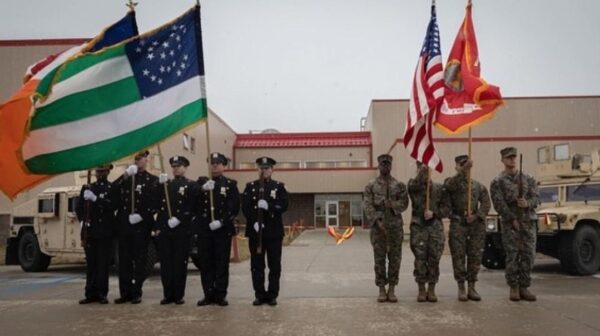Separate LEO and USMC Color Guards