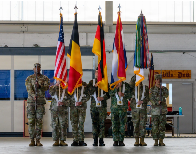 USAG Benelux Change of Command International Color Guard