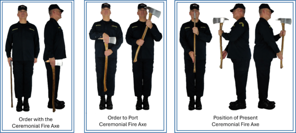 Ceremonial Fire Axe Position Examples Order Port Present