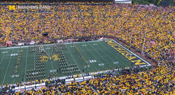 Michigan State - No Color Guard, Flag Raising