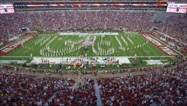 Color Guard Front and Center for U of Alabama